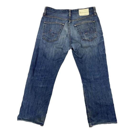 AG Adriano Goldschmied Jeans Men Tag 32 Actual 33x26.5 Blue Protege Straight USA - Picture 2 of 15